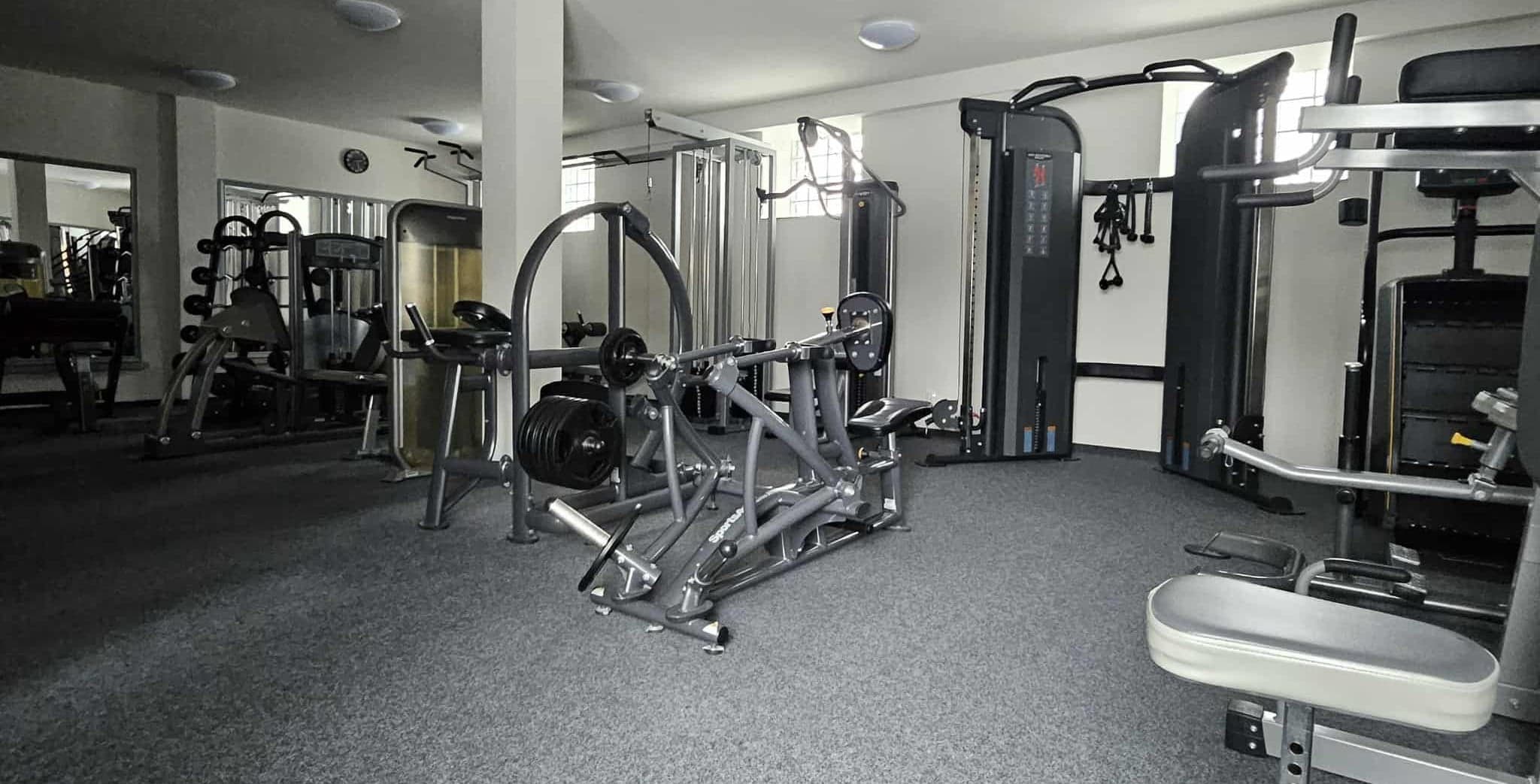 A Next Fitness I. edzőterem gépterme Izsákon